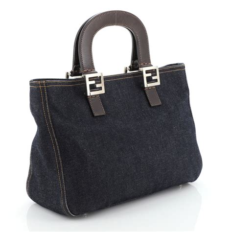 fendi bag classic|fendi vintage denim bag.